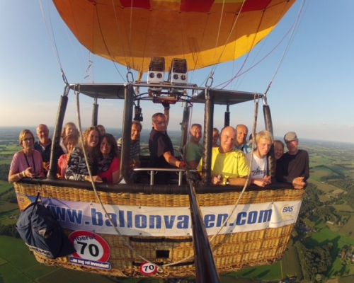 Luchtballon vaart vanaf Deventer met Piloot Marcel Nijkamp